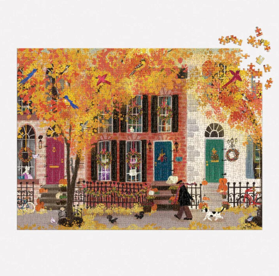 Joy Laforme Autumn in the Neighborhood 1000 PC Puzzle