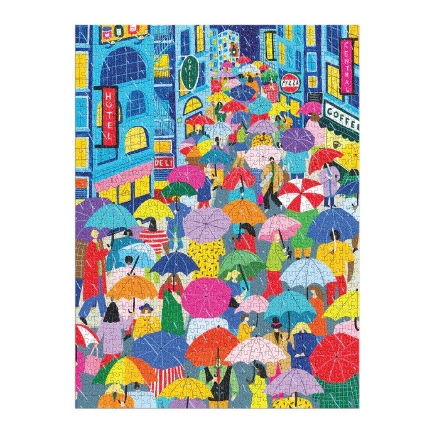 Umbrella Lane 1000 PC Puzzle (Square Box)