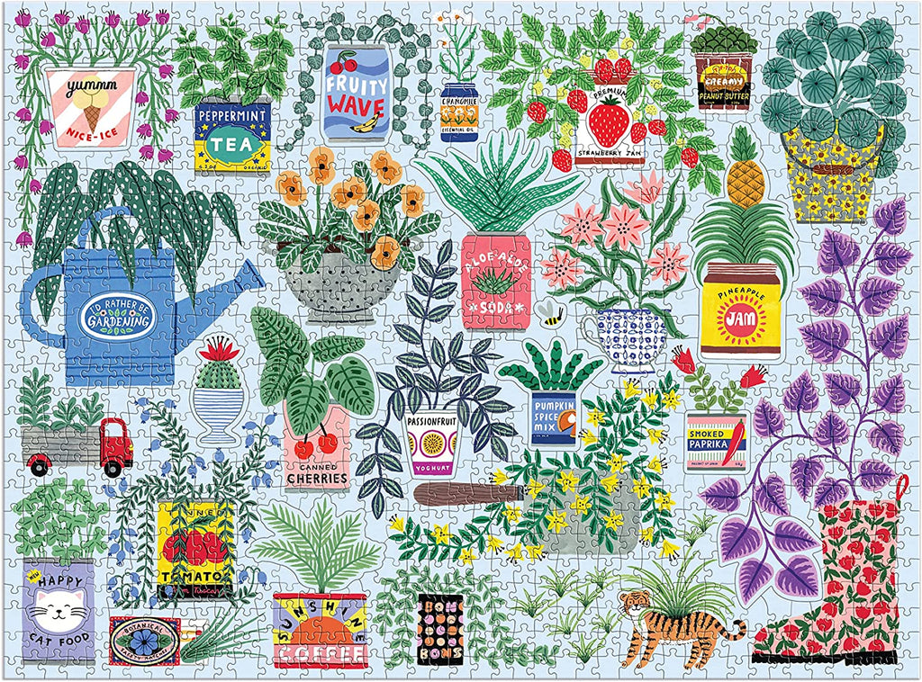 Planter Perfection 1000 PC Puzzle with Shaped Pieces