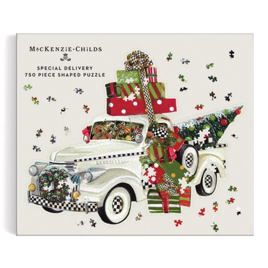 Mackenzie-Childs Special Delivery 750 Piece Shaped Puzzle