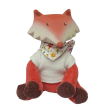 Load image into Gallery viewer, FOX WITH VEST &amp; NATURAL RUBBER TEETHER HEAD