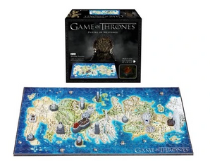 GAME OF THRONES  MINI PUZZLE OF WESTEROS  350+ PCS