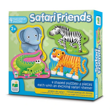 Load image into Gallery viewer, FIRST SHAPED PUZZLE-SAFARI FRIENDS
