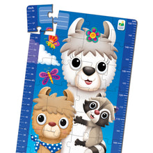 Load image into Gallery viewer, Long &amp; Tall Puzzles- Animal Friends Growth Chart