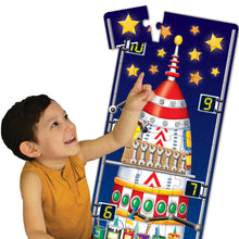 Load image into Gallery viewer, LONG &amp; TALL PUZZLE 123 ROCKETSHIP