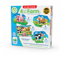 Load image into Gallery viewer, My First Puzzle Sets, 4-in-a-box Puzzles-Farm