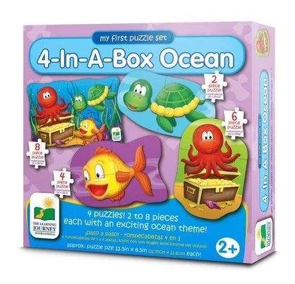 STEP UPS! 4 IN A BOX PUZZLES OCEAN