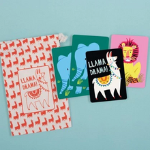Load image into Gallery viewer, LLAMA DRAMA PLAYING CARDS TO GO
