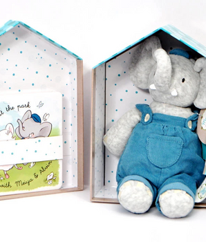 ALVIN DELUXE TOY AND BOOK-PLUSH RIBBON BOX 25CM