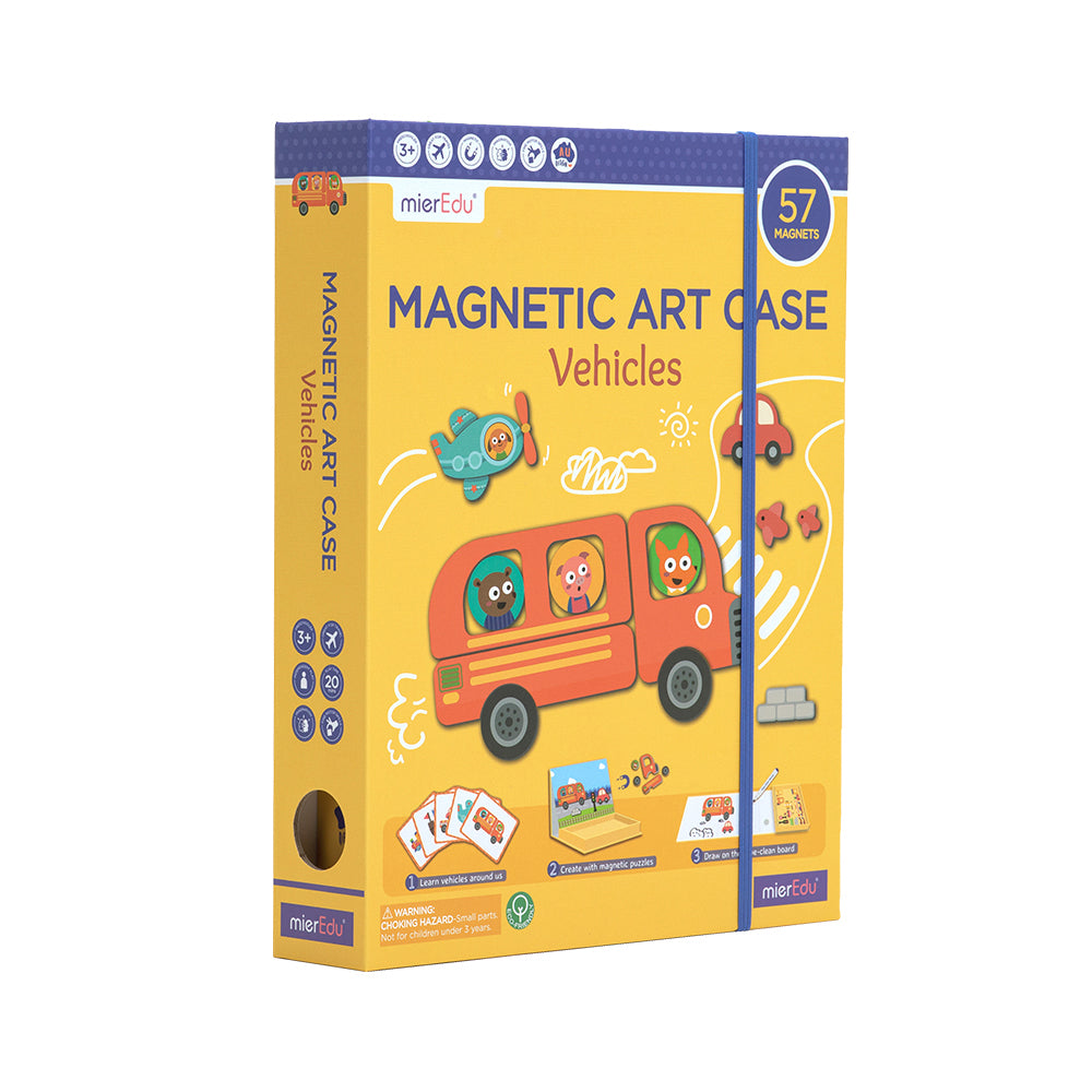 Magnetic Art Case- Vehicles