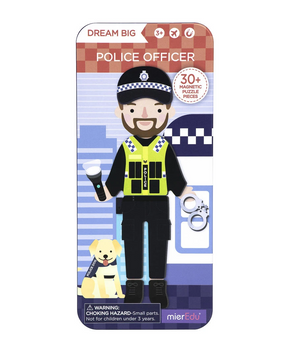 MAGNETIC PUZZLE BOX-POLICE OFFICER