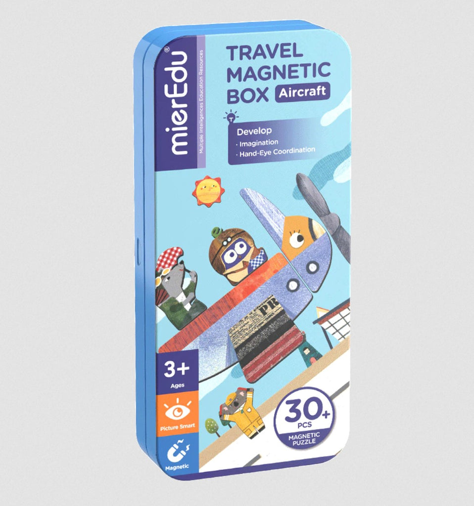 Travel Magnetic Puzzle Box -AIRCRAFT