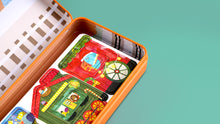 Load image into Gallery viewer, Travel Magnetic Puzzle Box - TRAINS