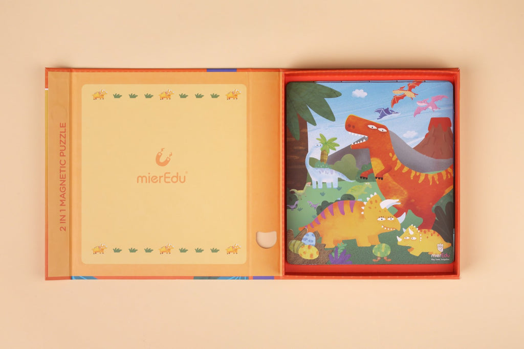 2 in 1 Dinosaurs Magnetic Puzzle