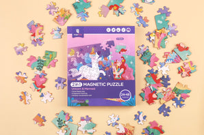 2 in 1 Unicorn and Mermaid Magnetic Puzzle