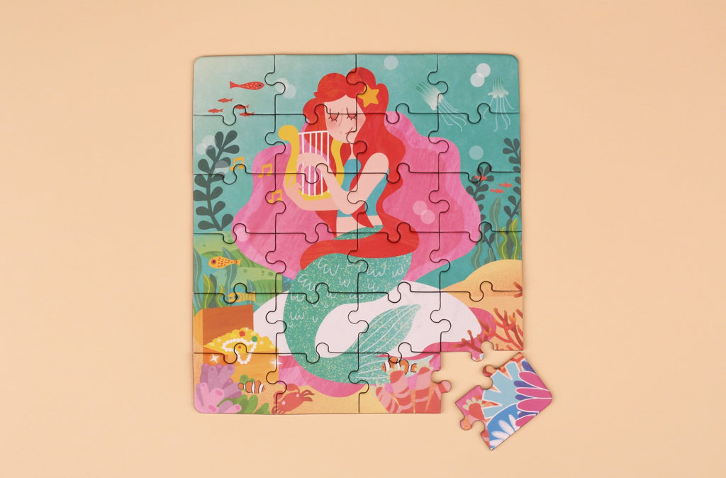 2 in 1 Unicorn and Mermaid Magnetic Puzzle