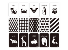 Load image into Gallery viewer, COGNITIVE FLASH CARDS-BLACK &amp; WHITE