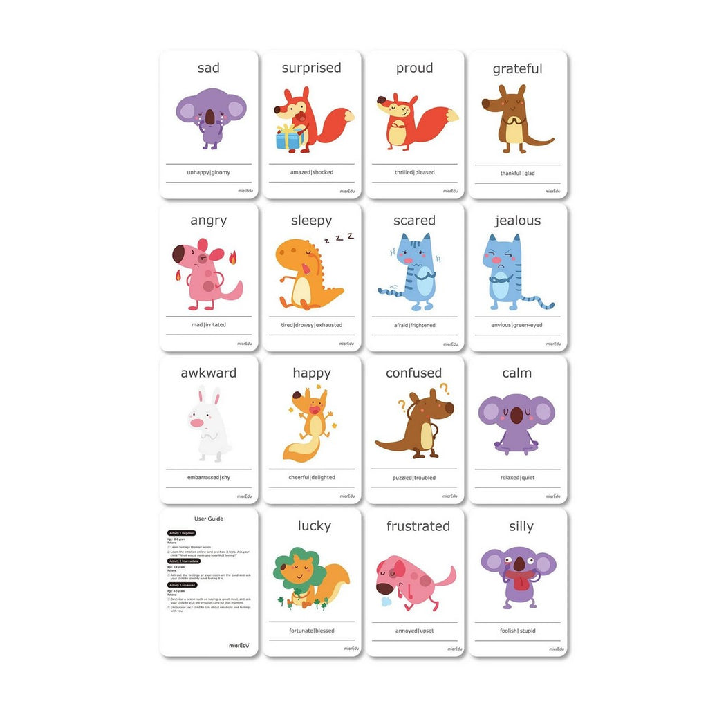COGNITIVE FLASH CARDS-FEELINGS & EMOTIONS