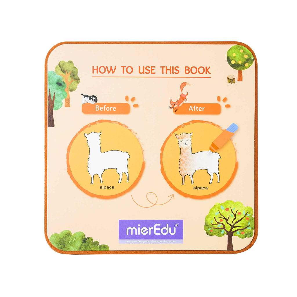 Magic Water Doodle Book -FARM ANIMALS