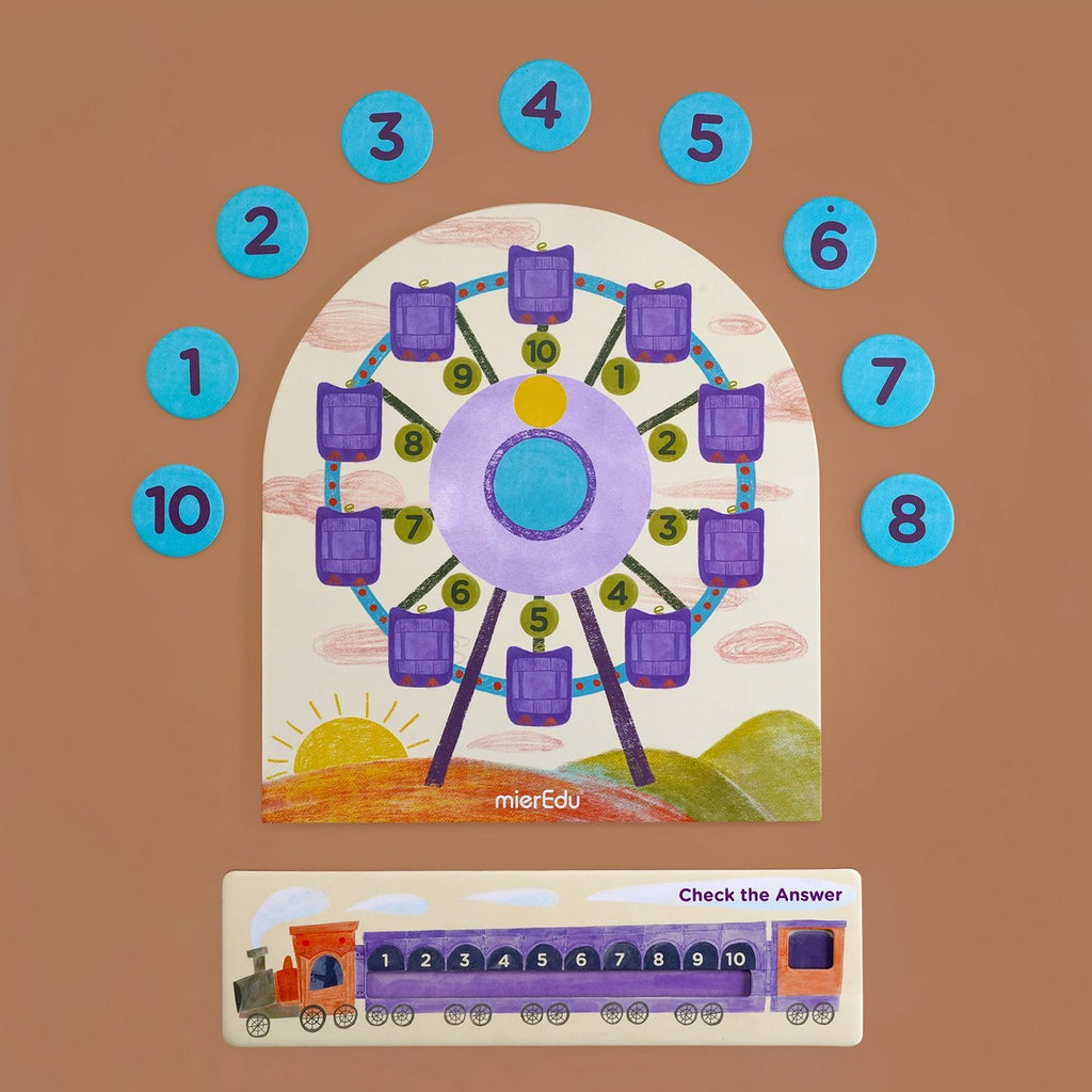 Mi Maths Brain - Ferris Wheel Arithmetic Board (Magnetic)
