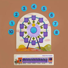 Load image into Gallery viewer, Mi Maths Brain - Ferris Wheel Arithmetic Board (Magnetic)