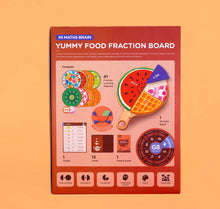 Load image into Gallery viewer, Mi Maths Brain - Yummy Food Fraction Board (Magnetic)