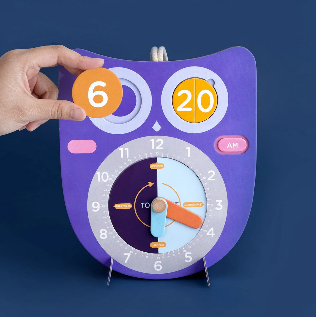 Mi Maths Brain - Time Activity Set, Analog and Digital (Magnetic)