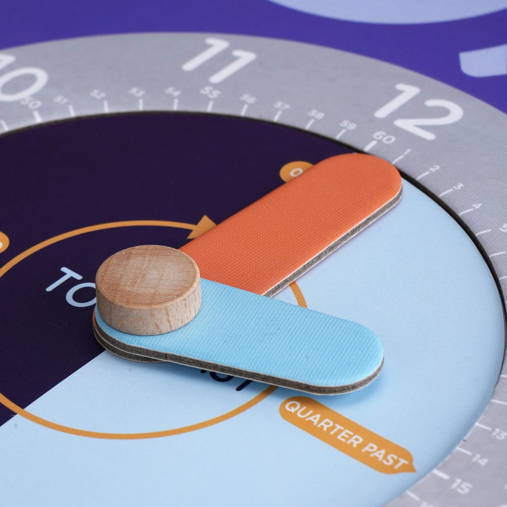 Mi Maths Brain - Time Activity Set, Analog and Digital (Magnetic)