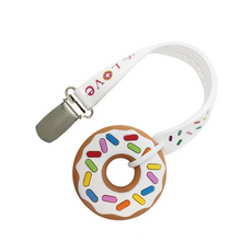 Load image into Gallery viewer, MINI VANILLA DONUT TEETHER &amp; STRAP