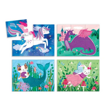 Load image into Gallery viewer, MAGICAL FRIENDS 4 IN A BOX PUZZLE SET