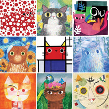 Load image into Gallery viewer, ARTSY CATS 500PC PUZZLE