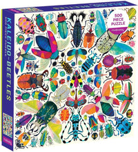 Load image into Gallery viewer, KALEIDO BEETLES 500 PIECE FAMILY PUZZLE