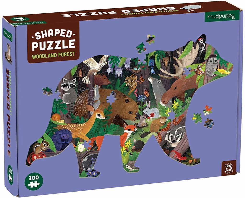 WOODLAND FOREST 300PC SHAPED PUZZLE