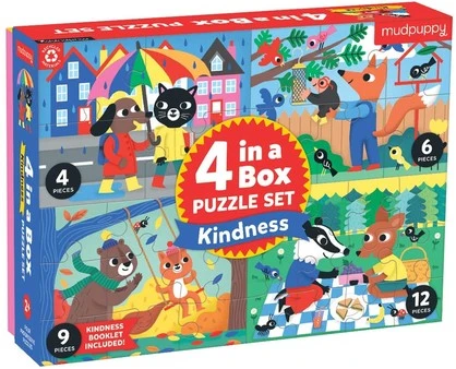 4-IN-A-BOX PUZZLE SETS, KINDNESS