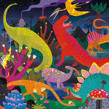 Load image into Gallery viewer, Dinosaurs Illuminated 500 Piece Glow in the Dark Family Puzzle