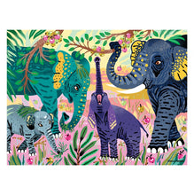 Load image into Gallery viewer, Endangered Species: Asian Elephants 300 piece Puzzle