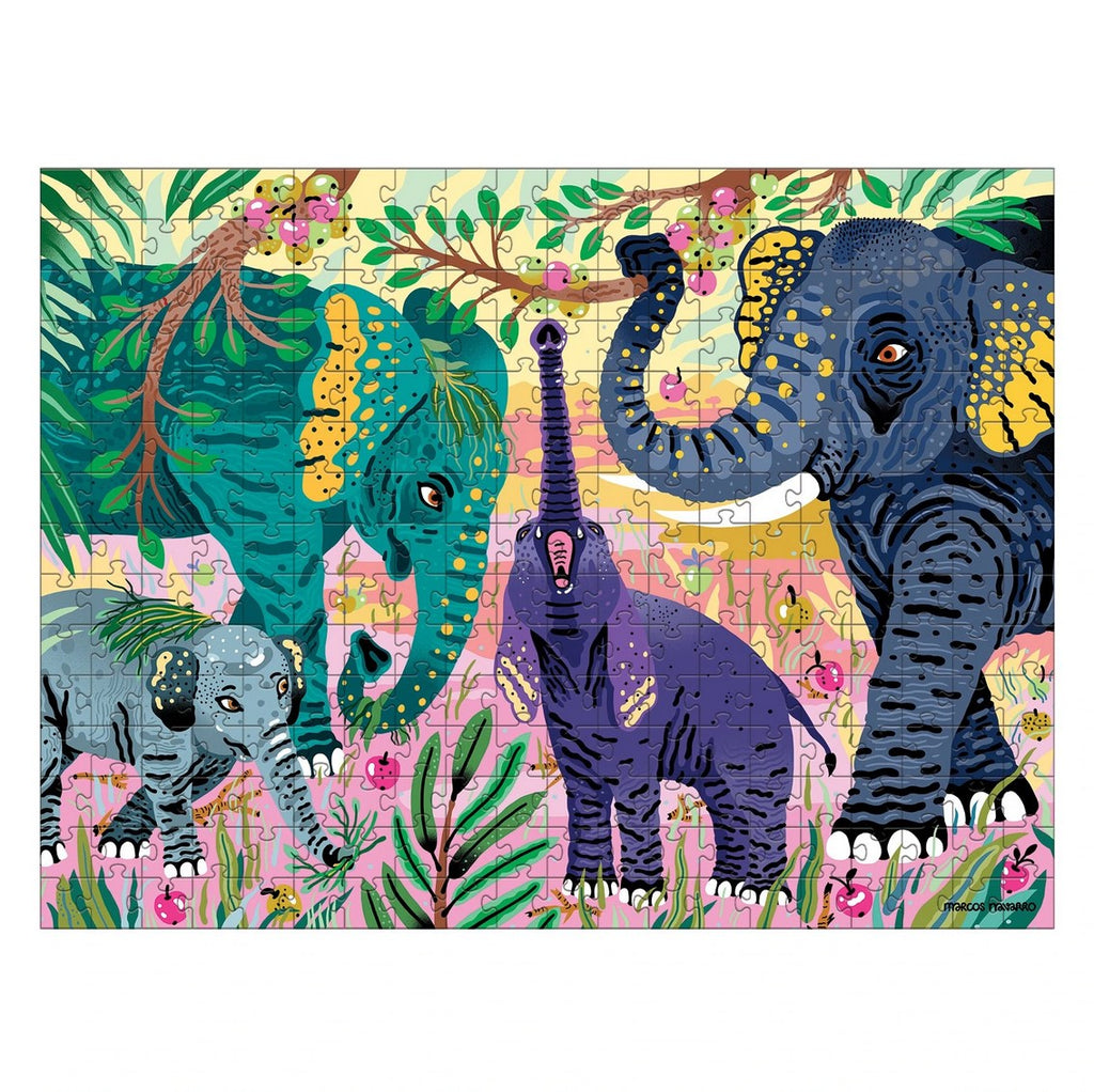Endangered Species: Asian Elephants 300 piece Puzzle