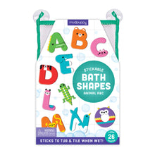 Load image into Gallery viewer, ANIMAL ABC STICKABLE FOAM BATH SHAPES