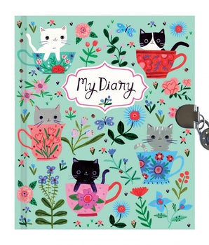 Teacup Kittens Locked Diary