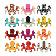 Load image into Gallery viewer, Octopuses Shaped Memory Match