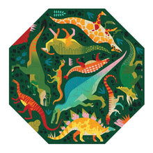 Load image into Gallery viewer, Octagon Shaped Puzzle: Dinosaurs to Scale