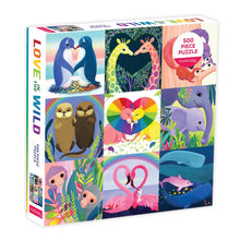 Load image into Gallery viewer, Love in the Wild 500pc Family Puzzle