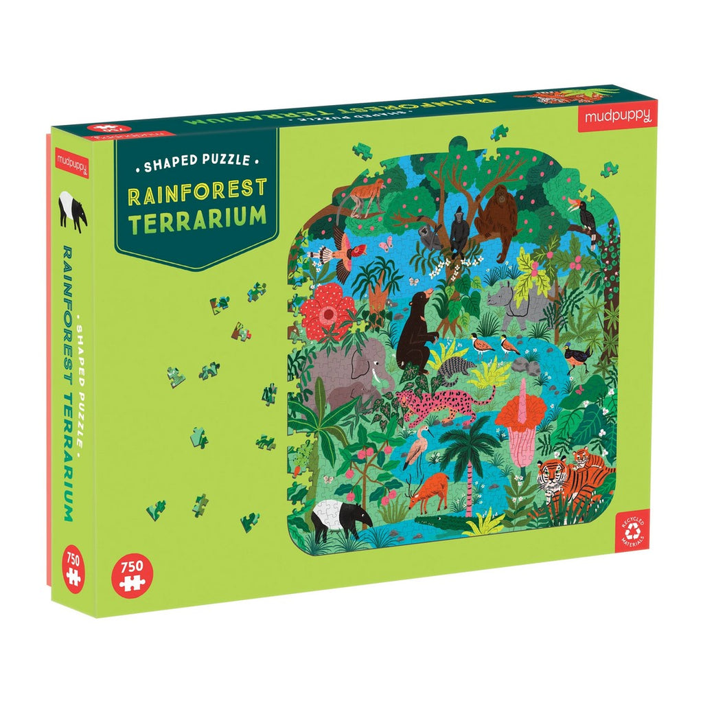 Terrarium - Rainforest 750 pc Shaped Puzzle