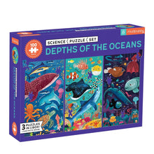Load image into Gallery viewer, Depths of the Oceans Science Puzzle Set