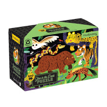 Load image into Gallery viewer, Land Predators 100 Piece Glow in the Dark Puzzle