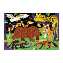 Load image into Gallery viewer, Land Predators 100 Piece Glow in the Dark Puzzle