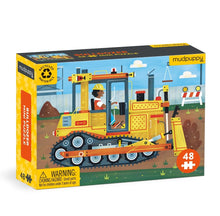 Load image into Gallery viewer, Bulldozer 48 pc Mini Puzzle