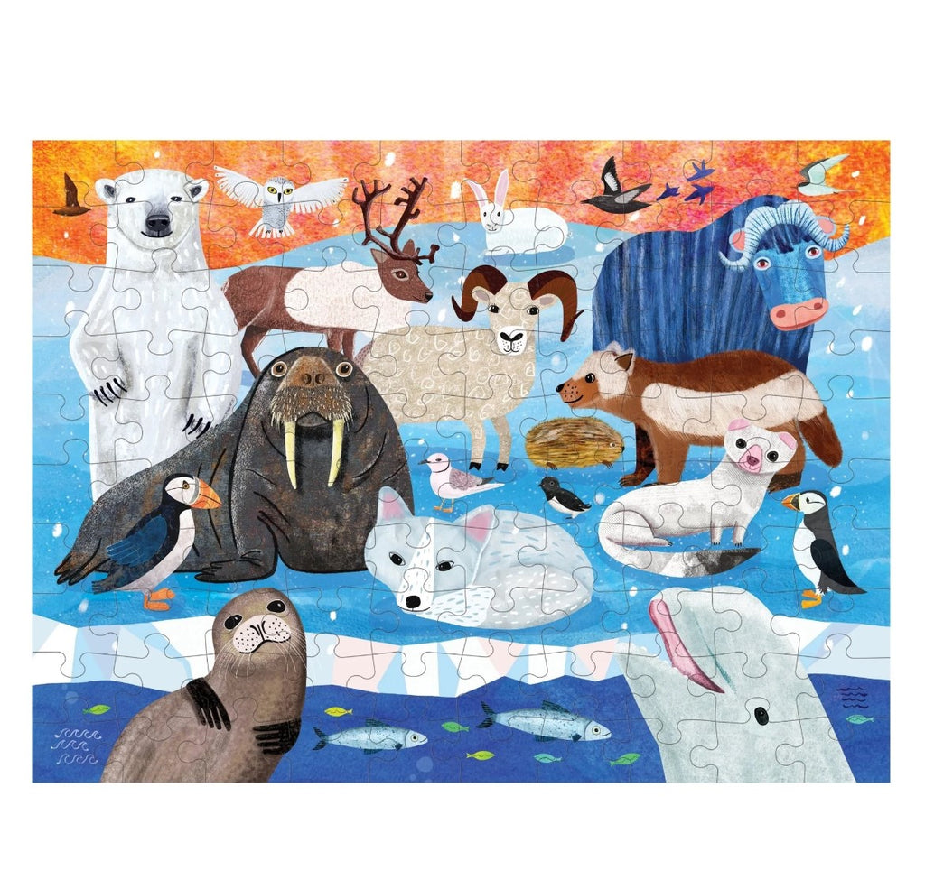 Arctic Above & Below, 100pc Double-sided Puzzle
