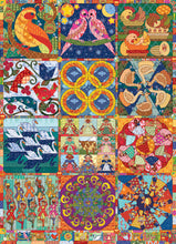 Load image into Gallery viewer, TWELVE DAYS OF CHRISTMAS QUILT, 1000PCS