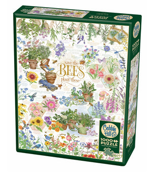 Save the Bees, 1000pc Puzzle, Compact